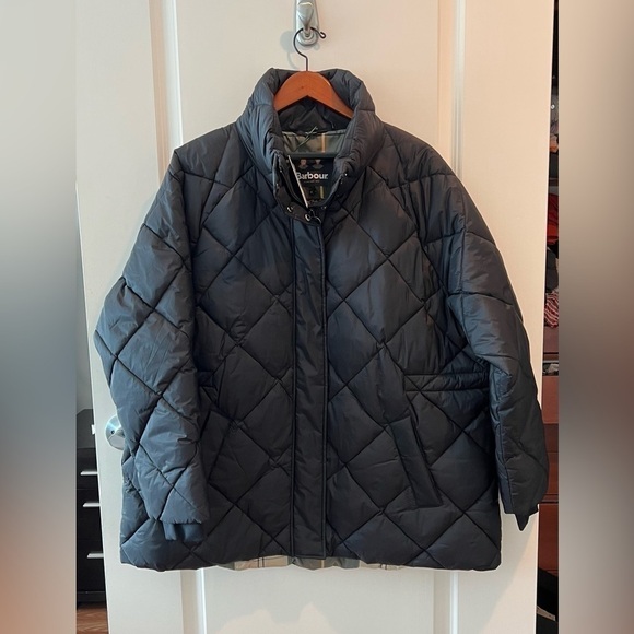 Barbour Hoxa Plus Size Quilted Jacket Size 1X Coat - Picture 1 of 16